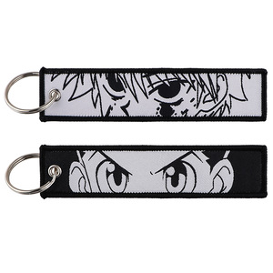 13 Estilos de Llaveros Promocionales de Aleación con Bordado de Anime Japonés Genial, Personalizables, de Tela, Tipo Jet Tag Familiar, <span class=keywords><strong>para</strong></span> Motocicletas y Coches - Product Image 1