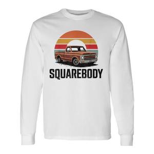 T-shirt a maniche lunghe Squarebody Classic Pickup Truck 4X4 - Product Image 1
