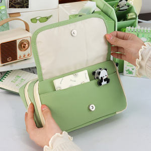 กล่องเครื่องเขียนนักเรียนมัธยมปลาย กล่องดินสอแพนด้าน่ารัก ความจุเยอะสำหรับผู้ใหญ่ กล่องดินสอสวยงาม กล่องดินสอคาวาอี้ - Product Image 5