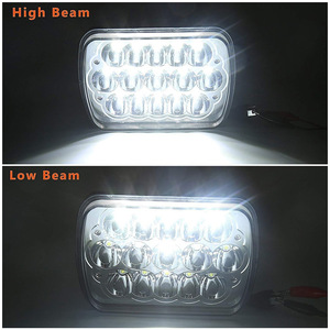 Feux de camion 7x6 à LED très vendus, projecteurs tout-terrain 7 pouces 45W, feux de voiture modifiés Wrangler avec <span class=keywords><strong>vision</strong></span> super lumineuse - Product Image 3