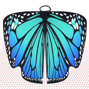 Capa de mariposa para danza del vientre, para mujer adulta, de fibra de poliéster, para espectáculos, con alas grandes giratorias, para Halloween, cosplay - Product Image 2