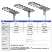 Lampe solaire LED intégrée tout-en-un BOSUN, longue durée de vie, étanche IP65, haute luminosité, puces LED brevetées.