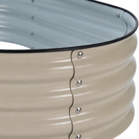 Kit de Jardinière Ovale Surélevée en Acier Galvanisé et Inoxydable, Grande Taille, pour Légumes à Racines Profondes, Modulaire, Vente en Gros, OEM ODM
