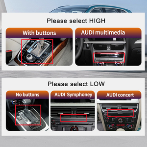 HFMidia MTK8581 Autoradio multimédia sans fil CarPlay 8,8 pouces pour AUDI Q5 08-16, lecteur Bluetooth GPS - Product Image 3