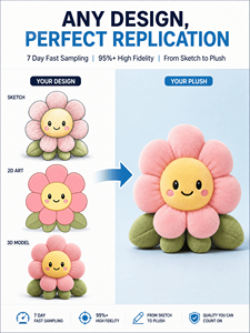 Juguete de Peluche Personalizado Floral Bloom <span class=keywords><strong>Gloom</strong></span> de 10 cm con Cara de Vinilo, Llavero, Serie de Cajas Sorpresa de Moda, Fabricante OEM ODM de Animales de Peluche Premium - Product Image 3
