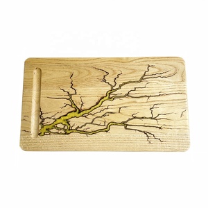 Nouveau shisha résistant à la chaleur verre base narguilé saveur conseil fumée plâtre planche de bois shisha <span class=keywords><strong>plaque</strong></span> de base en bois - Product Image 2