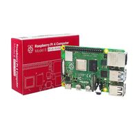 Placa de Desarrollo Raspberry Pi 4, Raspberry Pi 4 Modelo B Original, 1/2/4/8GB RAM, Computadora de Placa Única