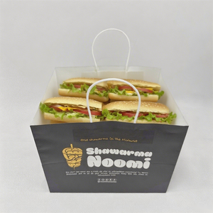 Free Sample Custom Eco-Friendly Handmade Flexo Printed Prevent Grease Kraft Paper <b>Bags</b> with Your Own Logo for Gift - Product Image 6