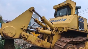 รถดันดินมือสอง CAT D6R D7H D8K Komatsu D375A-5 เครื่องจักรตีนตะขาบ D375A2 D275 คุณภาพสูง รถดันดินสำหรับงานก่อสร้าง พร้อมมอเตอร์ปั๊ม - Product Image 3