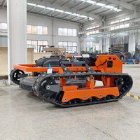 Débroussailleuse de paillage, machine agricole, tondeuse à gazon, robot tondeuse sans fil télécommandé, kit complet de tondeuse à gazon, résistant à l'usure