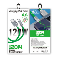 Nouveau câble de données USB de type C de charge rapide 120W 6A ligne de charge rapide pour iPhone iPad et pour iPod chargeur iPhone en Silicone liquide Ca
