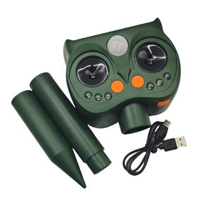 OMNI CATCH Modes d'installation faciles <span class=keywords><strong>Alarme</strong></span> réglable Led clignotante Répulsif à ultrasons pour animaux nuisibles à énergie solaire - Product Image 1