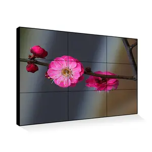 Monitor de publicidade de vídeowall de montagem sem costura com moldura ultra estreita de 55 polegadas 2x2 3x2 Tela de parede de vídeo LCD multi-tela