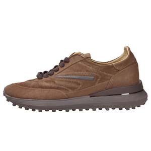 D.A.T.E. Baskets pour hommes M431-AT-NT-TM Marron à semelle épaisse - Product Image 1