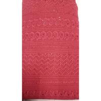 Tissu Georgette Schiffli le plus vendu, élégant, brodé, respirant et léger, pour vêtements féminins, en promotion