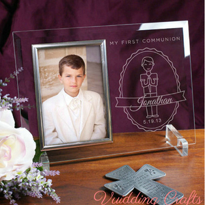 Cornice Portafoto in Vetro 'In Memoria' per Regali Commemorativi - Product Image 2