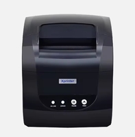Xprinter XP-365B imprimante d'étiquettes imprimante de codes à barres thermique imprimante d'autocollants papier 20-80mm pour Windows/Linux