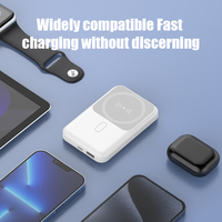 WST Portable Power Station Chargeurs de batterie de téléphone portable Type c Câble Magnétique Sans fil Chargeur rapide Power Bank 10000mah