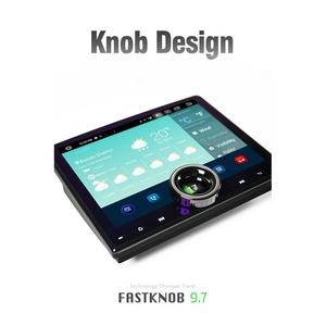 9.7 इंच यूनिवर्सल हेड यूनिट एंड्रॉइड सिस्टम कार डीवीडी वीडियो एकल नॉब कार मल्टीमीडिया प्लेयर रेडियो जीपीएस नेविगेशन - Product Image 2