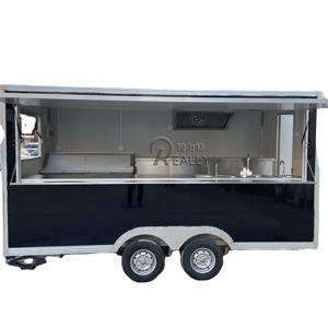Camion de vente de nourriture Taco Hot Dog entièrement équipé en Chine remorque de chariot de nourriture de rue scooter d'occasion à vendre en Suède - Product Image 1