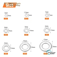 Assortiment de rondelles en acier inoxydable, 100 pièces, M3 M4 M5 M8, types plats, à ressort et de verrouillage, boîte organisée