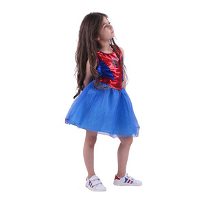 Disfraz de Spider-Woman de Bsrlons para Niñas de 8 a 13 Años, Vestido Rojo con Máscara, Traje para Halloween, Poliéster Estampado - Product Image 2