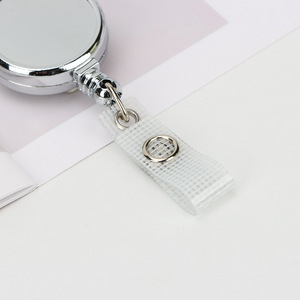 Nouveau produit : porte-badge rétractable durable avec chaîne en métal, compatible avec les porte-cartes d'identité pour les travailleurs sociaux - Product Image 4