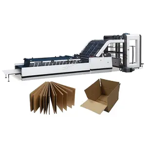 Máquina de laminación de láminas a láminas, laminadora de láminas de papel de flauta utomática