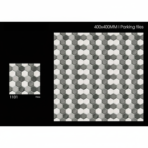 Baldosas de Cerámica Antideslizantes para Exteriores, 40x40cm 400x400mm, para Entradas de Vehículos, Estacionamientos y Caminos Exteriores - Product Image 1