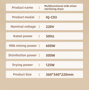 Dispensador Eléctrico de Leche Caliente, Hervidor Termostático con Control Digital Inteligente, Calentador de Agua Portátil para el Hogar - Product Image 6
