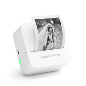 מדפסת תרמית ניידת LUCK JINGLE D1 Mini להדפסת תמונות רטרו, מדבקות ותוויות, במלאי, אחריות לשנה - Product Image 1
