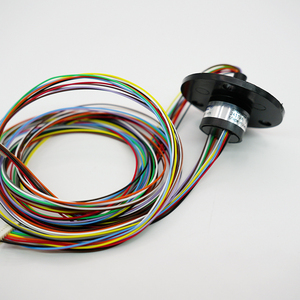Heavy Duty <b>Mini</b> Slip Ring 12 Circuits 2A Brush Contact Conductive Capsule 18mm OD Compact Rotary <b>Connector</b> for Automation - Product Image 1