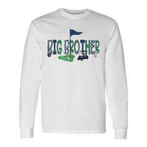 Big Brother Of The Birthday Boy Hole In One Golf T-shirt à manches longues assorti - Product Image 1