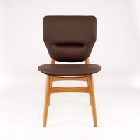 Prix d'usine meubles de salle à manger chaise en bois rembourrée en cuir chaise de salle à manger à vendre