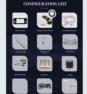 Mesin implan gigi, 3 in 1 Motor bedah dan Piezo peralatan Dental 3 in 1 sudut implan 20:1 - Product Image 2