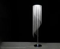 Lampe sur pied décorative personnalisée de luxe en métal et acrylique avec LED, durable, pour centre de table de mariage, fête, hôtel, anniversaire, événement