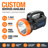 Lampe torche solaire rechargeable longue portée 1500M, laser COB double lumière, étanche, pour la chasse, le sauvetage, le camping, la pêche