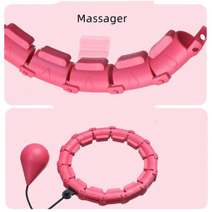 Aros de Hula Inteligentes con Peso para Abdomen, Aro de Fitness Desmontable con Nudos, Aros con Peso para Adultos, Pérdida de Peso - Product Image 4