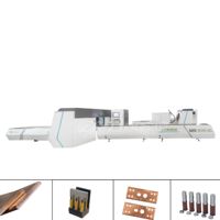 Équipement hydraulique stable de poinçonnage et de cisaillement de barres omnibus, machine CNC pour la fabrication de barres omnibus de commutation électrique