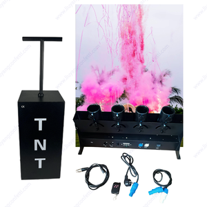 Machine à confettis électrique à télécommande 4 tirs 110V US pour révélation de sexe, baby shower, <span class=keywords><strong>mariage</strong></span>, fête de remise de diplôme - Product Image 3