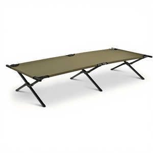 <span class=keywords><strong>Lit</strong></span> <span class=keywords><strong>de</strong></span> camping <span class=keywords><strong>pliable</strong></span> en métal léger pour voyage en plein air, vente en gros d'usine, 600d, robuste, portable, pour adultes - Product Image 1