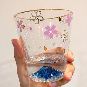 Tasse à eau ou à thé <span class=keywords><strong>en</strong></span> forme de montagne de neige du <span class=keywords><strong>Mont</strong></span> <span class=keywords><strong>Fuji</strong></span> rose de 260 ml avec des fleurs de <span class=keywords><strong>cerisier</strong></span> pour cadeau de fille - Product Image 2