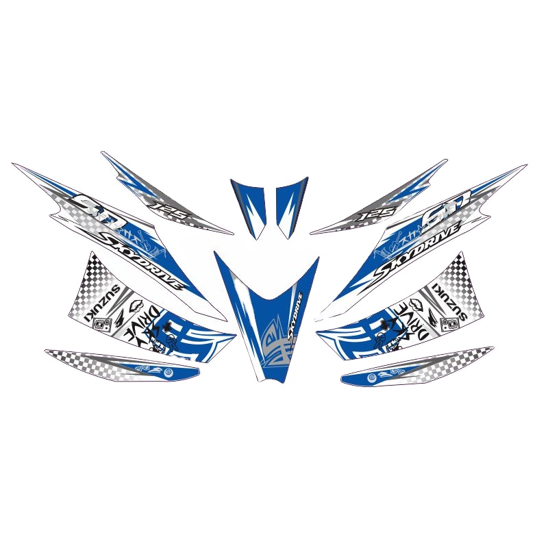 Используется для suzuki skydrive 2019, декоративная наклейка на весь корпус, оптовая продажа, дизайн наклеек