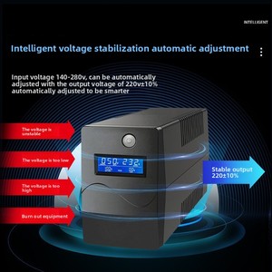 Fuente de alimentación ininterrumpida inteligente personalizada 500Va-2000Va (UPS) Batería de respaldo de larga duración para máquina de oficina de servidor - Product Image 4
