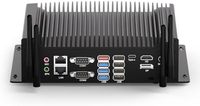 Mini PC Industrial Sin Ventilador, Win 11, Core I7-10510U, 16GB RAM, 256GB SSD, Computadora de Escritorio Linux, GPIO, 4K, 3 Pantallas (HD+DP+Tipo-C), 8 USB