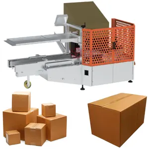 YB-KX500 Auto Case Packer Case Erector Fold Open Carton Box Máquina De Embalagem De Vedação De Fita Adesiva