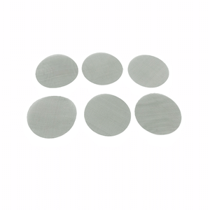 再利用可能なフィルターディスクステンレス鋼ワイヤメッシュと円形/正方形の穴の形のカスタマイズされた切断と処理 - Product Image 5