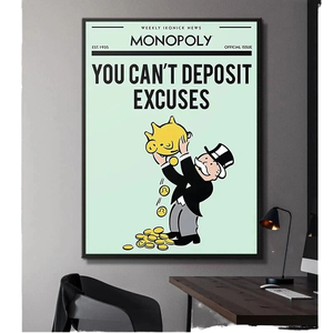 Bán buôn giá rẻ hình ảnh màu đen Áp phích tường nghệ thuật vải sơn thiết kế cho trang trí nội thất phòng bằng gỗ khung ảnh - Product Image 3