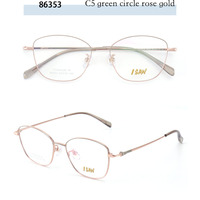 Montures de lunettes œil-de-chat ultra-légères en titane massif style Xiao Xiang pour hommes et femmes, plaqué IP, tendance