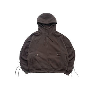 Alta calidad Nuevos accesorios de ropa superior Sudadera con capucha unisex Boxy Fit Sudadera de manga larga de algodón - Product Image 3